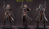 H225 - Legendary character design, The Waifu Battle Nun Statue, STL 3D model design printable download files