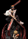 B187 - Anime Character design, Chainsaw Man Denji and Pochita Diorama，3d STL resin print download files