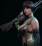 Y002 - Legendary Games Character design, Quiet from metal Gear，3d STL resin print download files