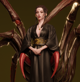 Spider Queen ，Games Character design, 3d STL resin print download files (R303)