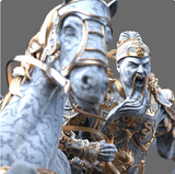Guan Yu from Romance of the three kingdom - High Detail Character for Resin Printing, 3d stl file print download ( Y028 )