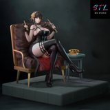 Yor Forger from Spy x Family , High Detail Character for Resin Printing, 3d stl file print download (Y045)