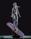TU010 - Female Character design,Shalla-Bal Silver Surfer，3d STL resin print download files