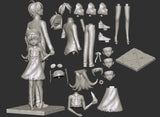 MN074 - Anime character design, Shinobu Oshino and Araragi Koyomi , 3d stl print files