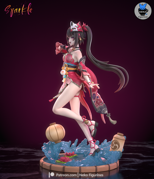 MEI120 - Games character design, Sparkle from Honkai Star Rails, 3d stl print download files