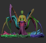 Spider Queen ，Games Character design, 3d STL resin print download files (R303)