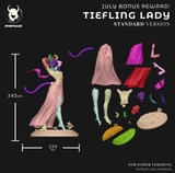 TU034 - NSFW Female character design,🗿 Tiefling Lady, 3D Printer Files, 3d STL resin print download files