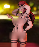 Y012 - NSFW Anime Character design, Female Ryomen Sukuna from Jujutsu Kaisen ，3d STL resin print download files