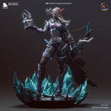 MN043 - Games character design, warcraft sylvanas bow, 3d stl print files