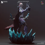 MN043 - Games character design, warcraft sylvanas bow, 3d stl print files