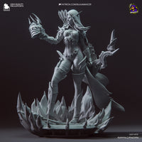 MN043 - Games character design, warcraft sylvanas bow, 3d stl print files