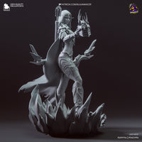 MN043 - Games character design, warcraft sylvanas bow, 3d stl print files