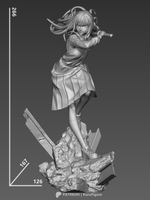 MN079 - Anime character design, The Asa Mitaka from Chainsaw man, 3d stl print files