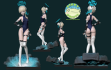 TU152 - Female Character design, Toki Asuma from the mobile game Blue Archive，3d STL resin print download files