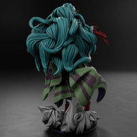R224 - Anime character design, Tomoe Tsukimichi chan, N_FW beautiful girl, 3d Stl instant download Files