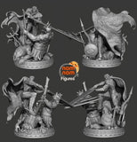 MAN111 - Legendary Character design, Guts from BERSERK ，3d STL resin print download files