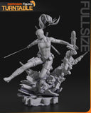 MAN195 - Legendary Character design, Lady Deadpool，3d STL resin print download files
