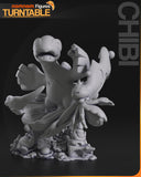MANGA143 - Legendary Character design, Chibi Lugia from pokemon，3d STL resin print download files