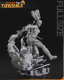 MAN195 - Legendary Character design, Lady Deadpool，3d STL resin print download files
