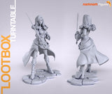 Y019 - Movie Character design, Beatrix from Final Fantasy IX ，3d STL resin print download files