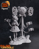 TU158 - Female Character design,Luna and Tofu，3d STL resin print download files