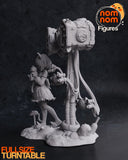 TU158 - Female Character design,Luna and Tofu，3d STL resin print download files