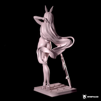 B506 - Bunny character design, The nsfw bunny blanc, 3d stl model design download instant files