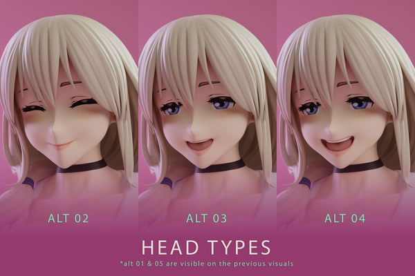MN039 - NSFW female character design, uzaki tsuki the cooking milf, 3d stl print files
