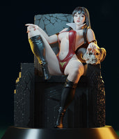 R801 - Comic character design, The D.c Vampirella sexy girl, 3d stl model design download file link