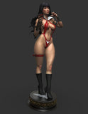 TU222 - Legendary Character design, Vampirella，3d STL resin print download files