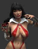 TU222 - Legendary Character design, Vampirella，3d STL resin print download files