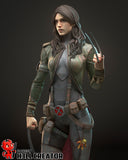 TU027 - Female Character design, X-23 - Laura Kinney，3d STL resin print download files