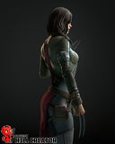 TU027 - Female Character design, X-23 - Laura Kinney，3d STL resin print download files
