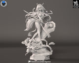 Ye Shun guang from the game Zenless Zone Zero, Games Character design 3d STL resin print download （ R327 ）