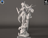 Ye Shun guang from the game Zenless Zone Zero, Games Character design 3d STL resin print download （ R327 ）