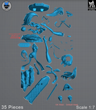 Ye Shun guang from the game Zenless Zone Zero, Games Character design 3d STL resin print download （ R327 ）
