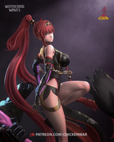 TU096 - NSFW Female Character design，Wuthering Waves - YinLin，3d STL resin print download files