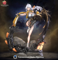 TU087 - Female Character design，Yi xuan (Zenless Zone Zero) ，3d STL resin print download files