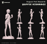 TU033 - Games Female character design, Yuffie Ice Cream Final Fantasy, 3D Printer Files, 3d stl resin print download files