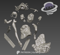 MN079 - Anime character design, The Asa Mitaka from Chainsaw man, 3d stl print files