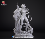 TU002 - Female Character design,Zani 2nd Form (Wuthering Waves)，3d STL resin print download files