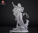 TU002 - Female Character design,Zani 2nd Form (Wuthering Waves)，3d STL resin print download files