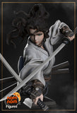 TU013 - Character design, Samurai cat girl , 3d stl resin print files