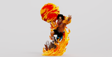 ANI106 - Legendary Character design, Portgas D Ace Battle One Piece Digital STL Files ，3d STL resin print download files