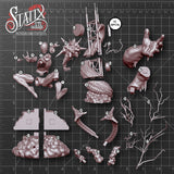 MAN117 - Legendary Character design, SPIDEY VS SINISTER ，3d STL resin print download files