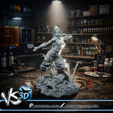 Tenchu: Stealth Assassins (Ayame)  - High Detail Character for Resin Printing, 3d stl file print download ( Y041 )