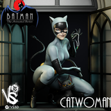 MN003 - Comic character design, Cat women, 3d stl print download files