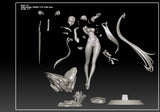 TU147 - Female Character design, Eve ，3d STL resin print download files