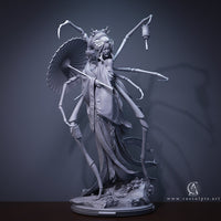 R124 - Ancient character design, Jorōgumo is a type of yōkai, a creature of Japanese folklore, 3d stl instant download