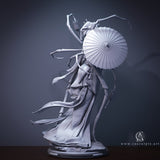 R124 - Ancient character design, Jorōgumo is a type of yōkai, a creature of Japanese folklore, 3d stl instant download